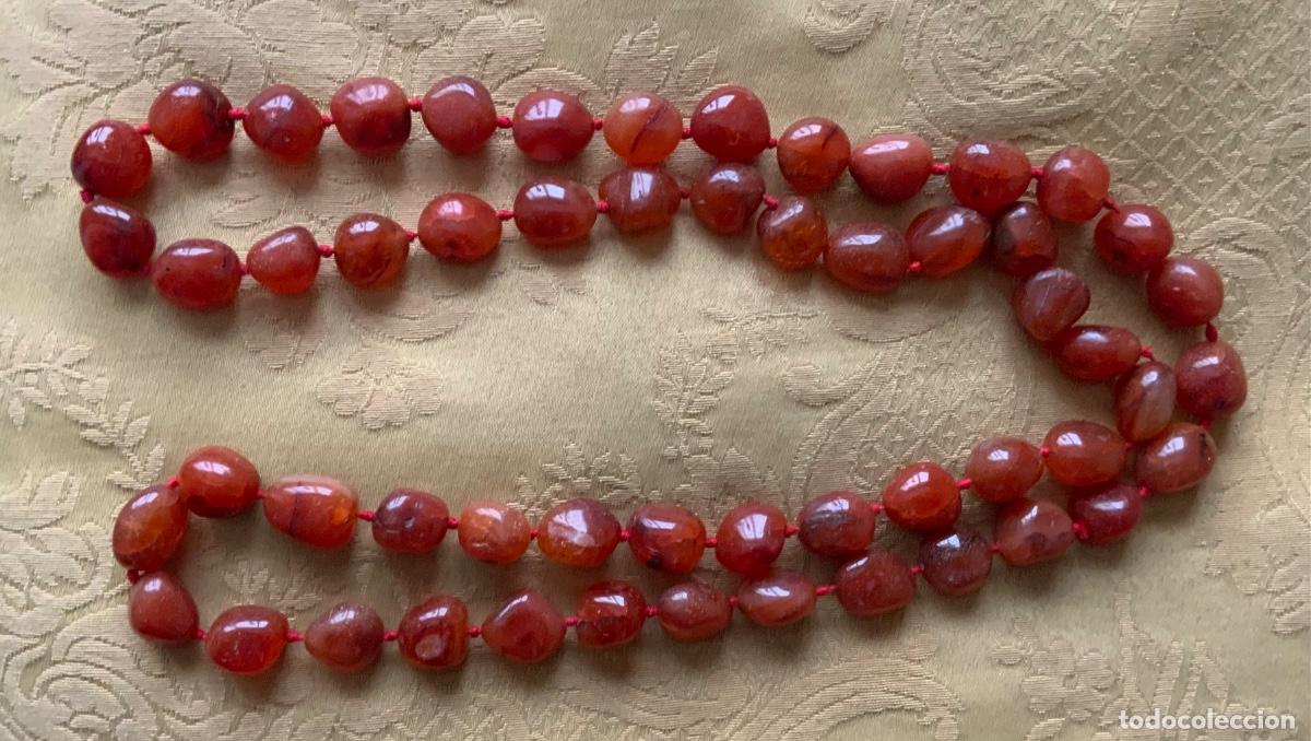 Joyeria: COLLAR LARGO AGATAS NATURALES 52 CM DE LARGO - Foto 4