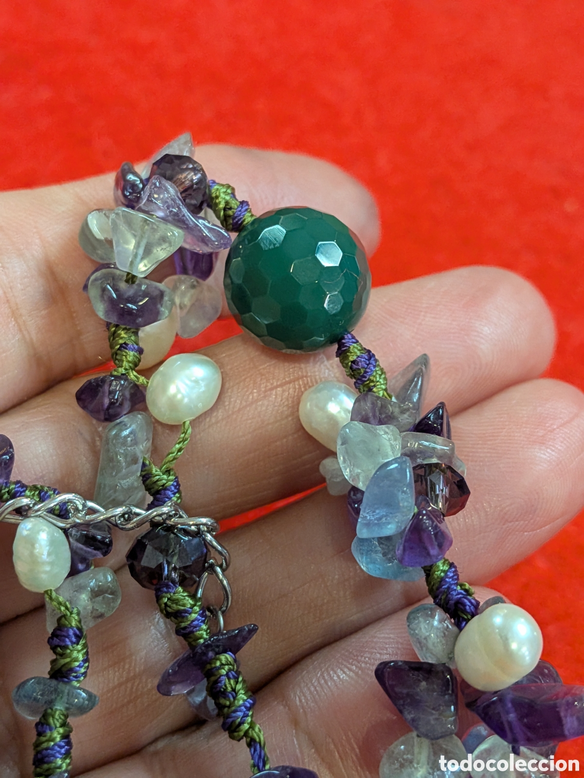 Joyeria: Collar de piedras vitange. REF-7639 - Foto 6