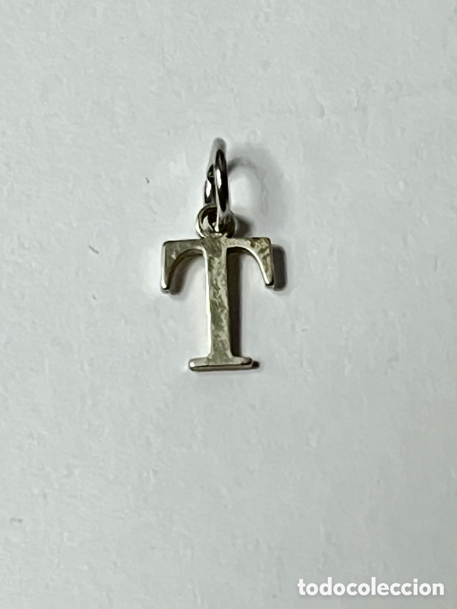 Joyeria: Colgantes de plata, letra T/C319 - Foto 2