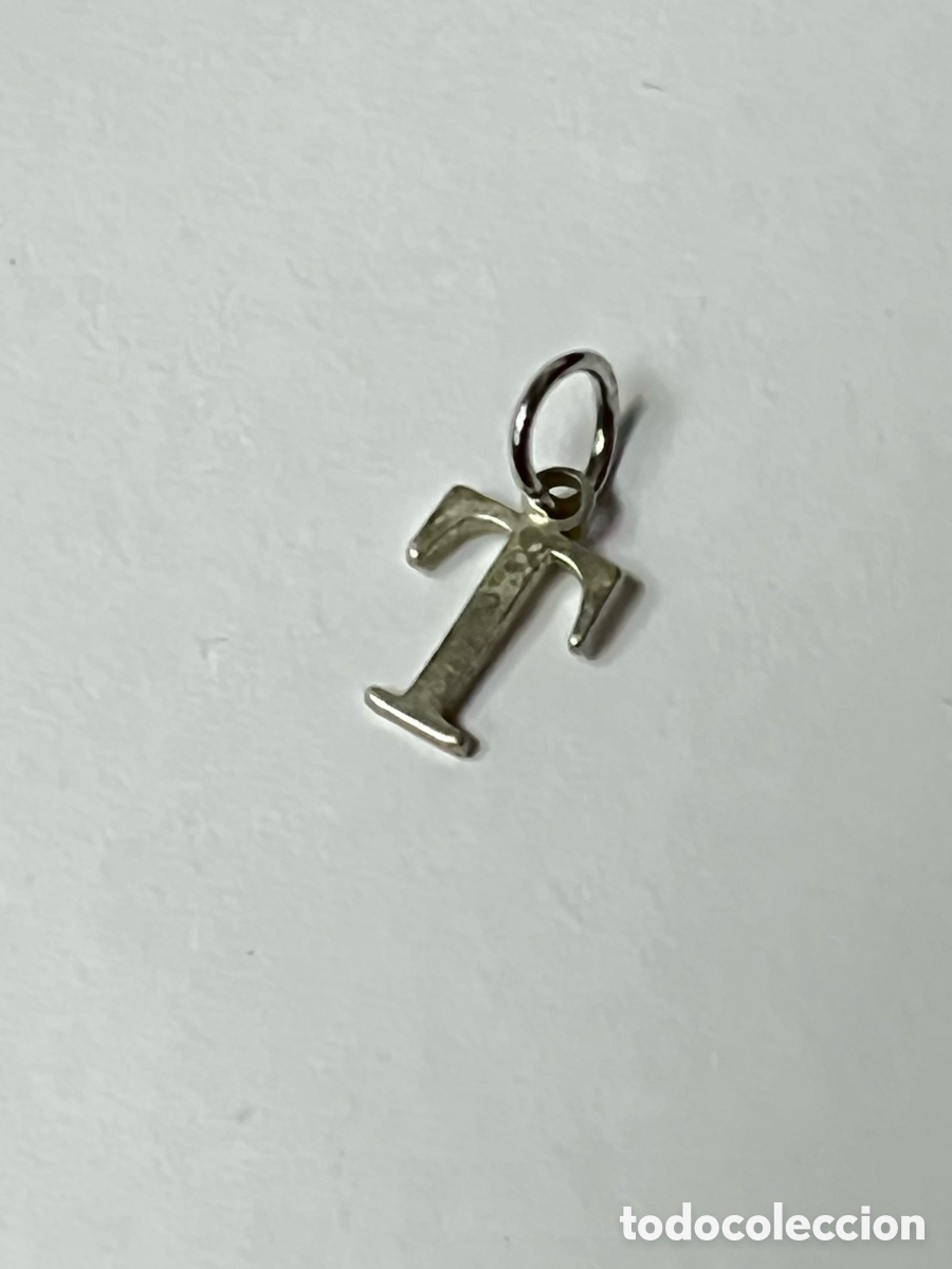 Joyeria: Colgantes de plata, letra T/C319 - Foto 1