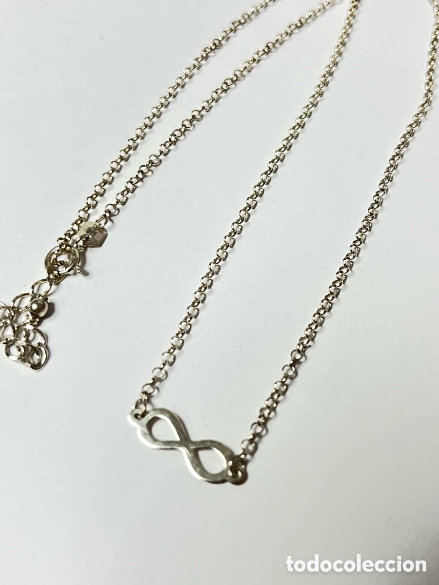 Joyeria: Gargantilla de plata con infinito -Cc170 - Foto 2