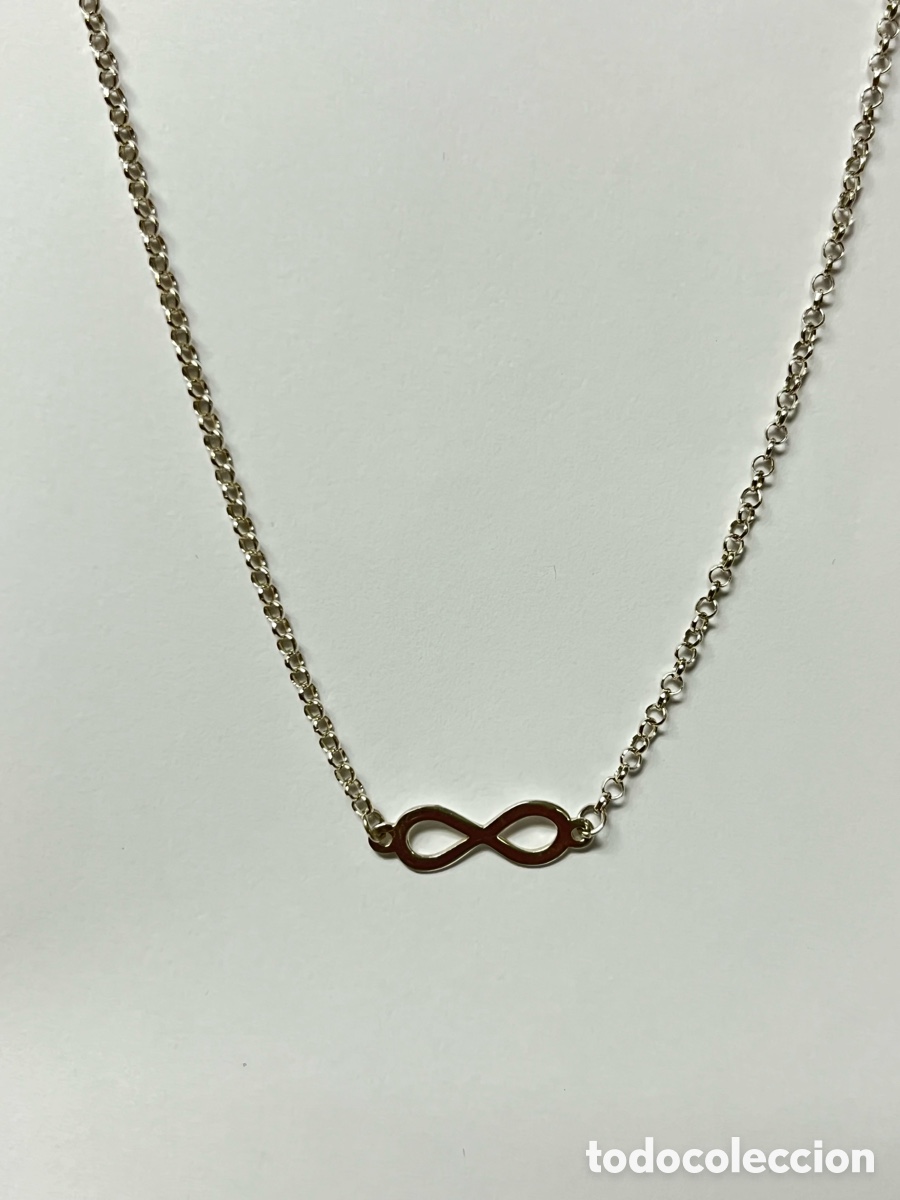 Joyeria: Gargantilla de plata con infinito -Cc170 - Foto 4
