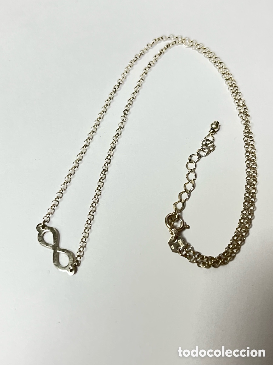 Joyeria: Gargantilla de plata con infinito -Cc170 - Foto 5