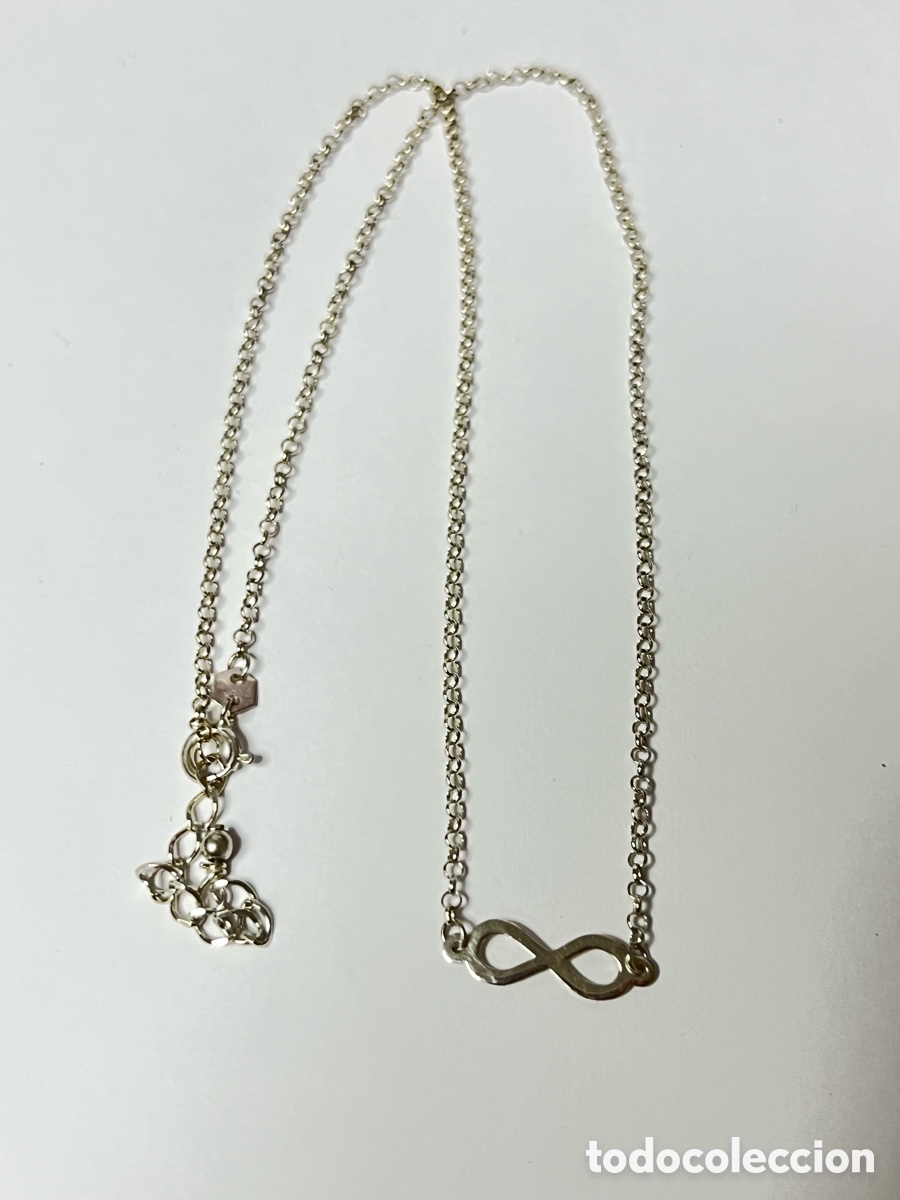 Joyeria: Gargantilla de plata con infinito -Cc170 - Foto 1