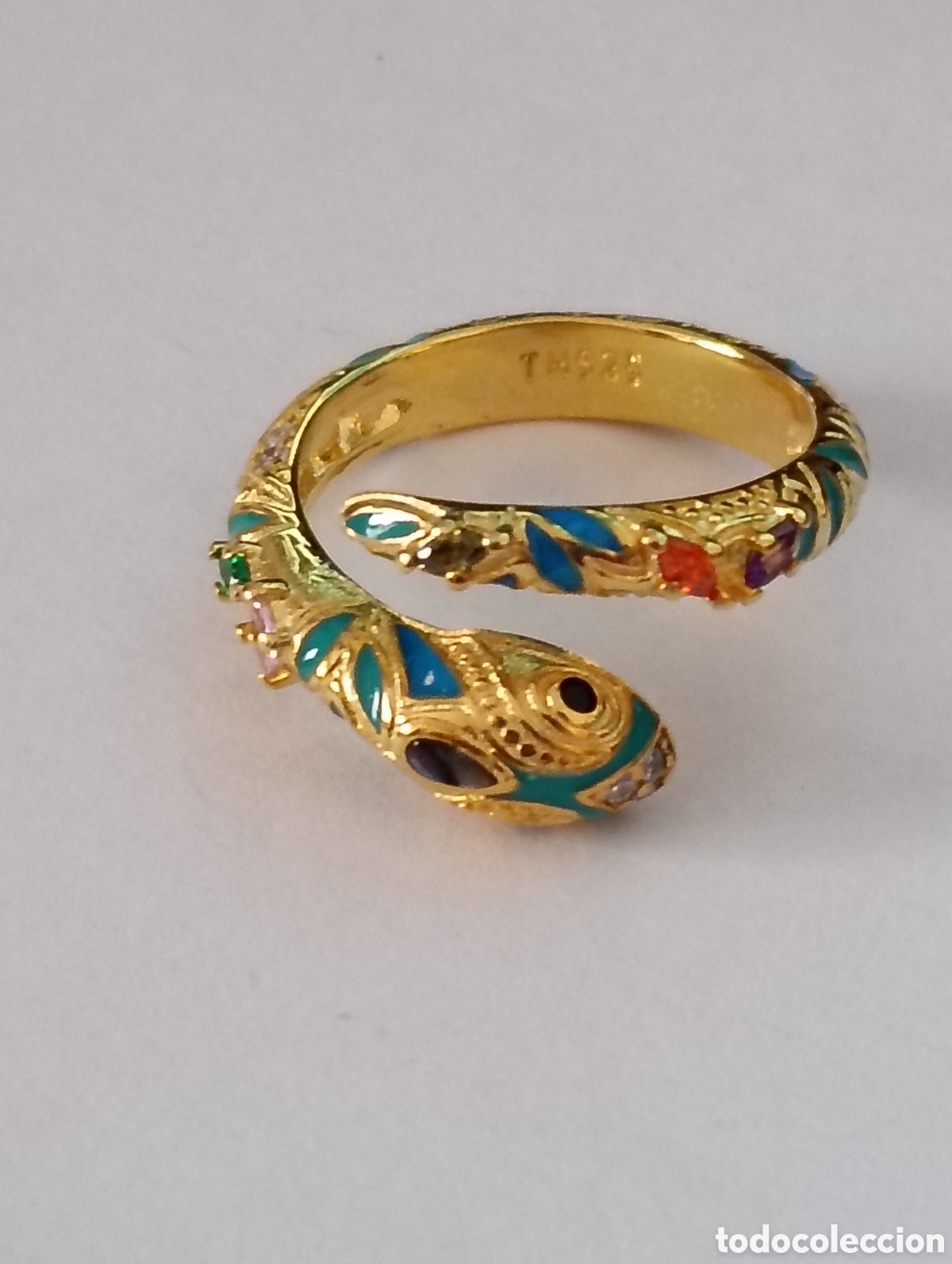 Joyeria: FANT&Aacute;STICO ANILLO DE DISE&Ntilde;O EN FORMA DE SERPIENTE. REF S5 EOS ANILLOS 240624 - Foto 4