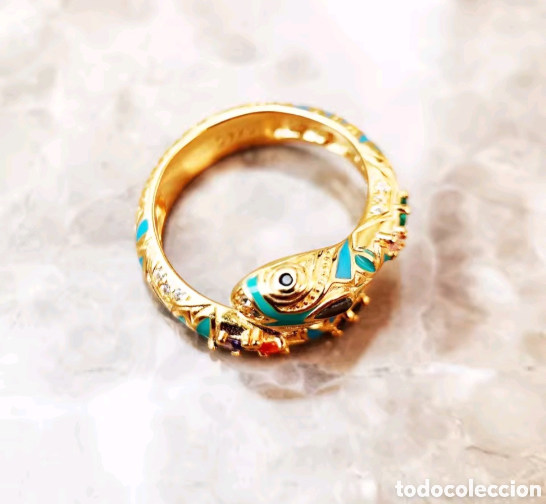 Joyeria: FANT&Aacute;STICO ANILLO DE DISE&Ntilde;O EN FORMA DE SERPIENTE. REF S5 EOS ANILLOS 240624 - Foto 5