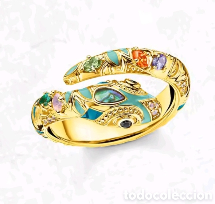 Joyeria: FANT&Aacute;STICO ANILLO DE DISE&Ntilde;O EN FORMA DE SERPIENTE. REF S5 EOS ANILLOS 240624 - Foto 1