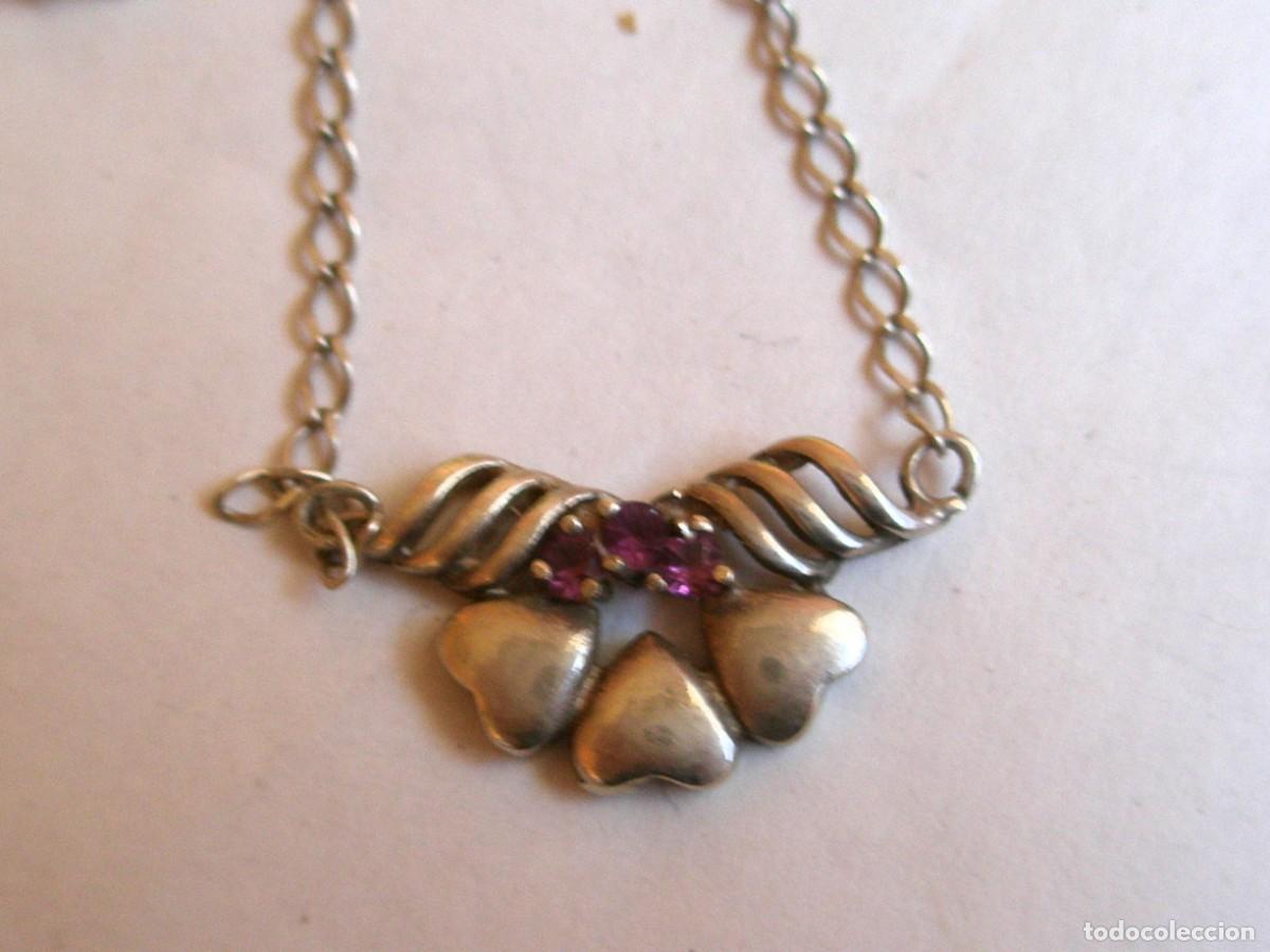 Joyeria: Collar gargantilla de plata de 1 Ley. 45 cm - Foto 2