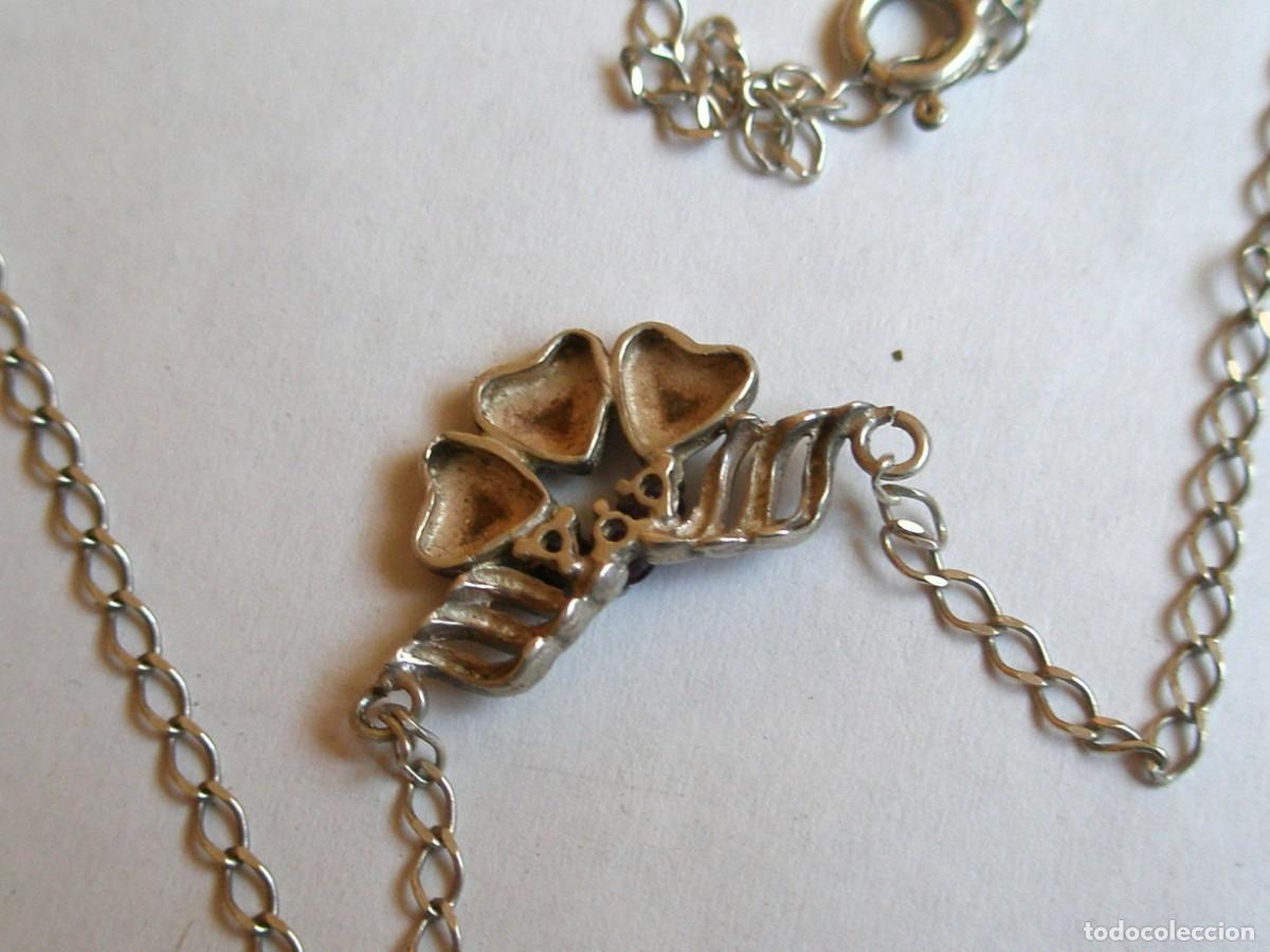 Joyeria: Collar gargantilla de plata de 1 Ley. 45 cm - Foto 4