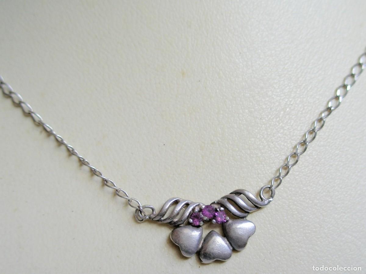 Joyeria: Collar gargantilla de plata de 1 Ley. 45 cm - Foto 8