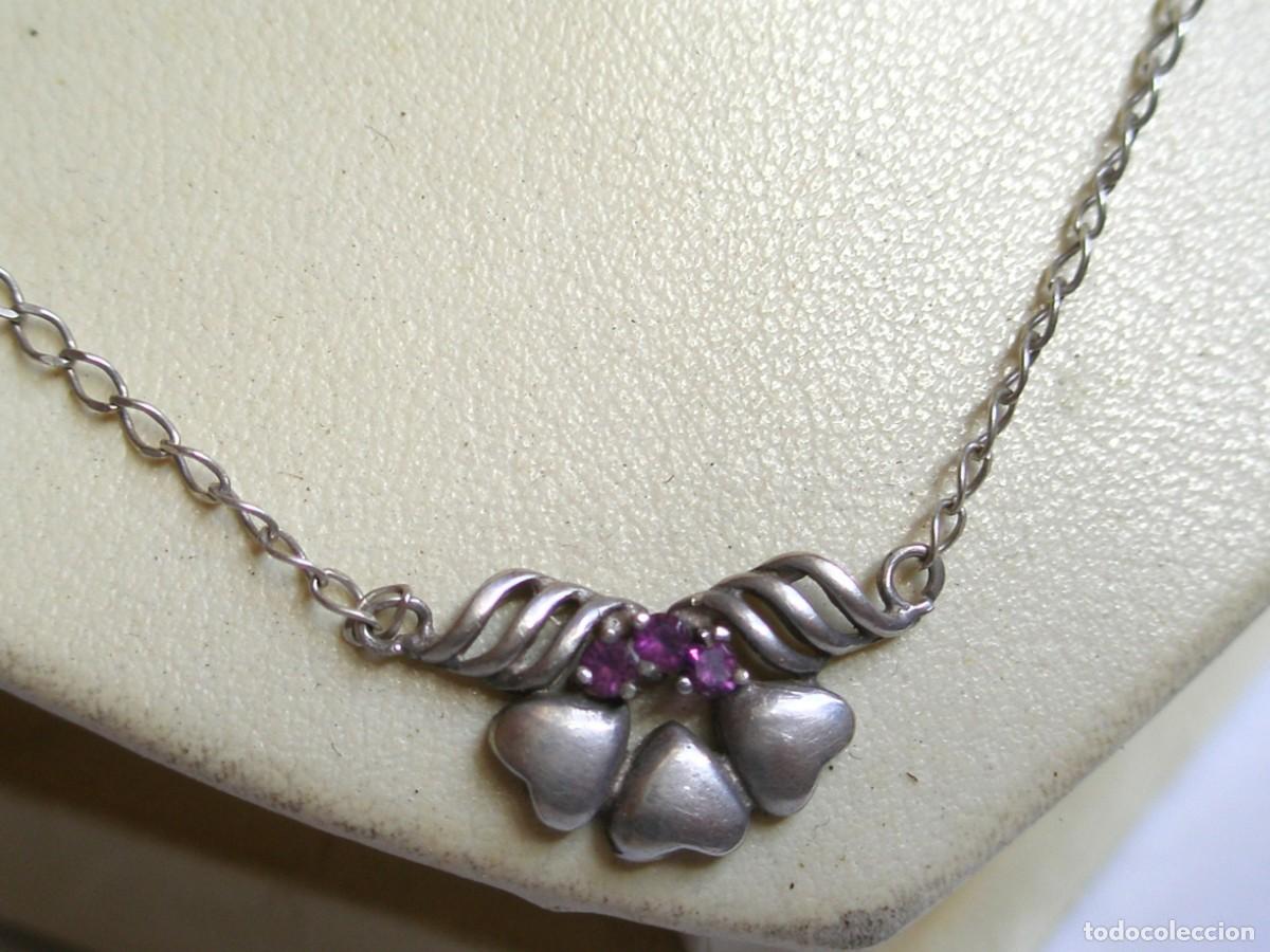 Joyeria: Collar gargantilla de plata de 1 Ley. 45 cm - Foto 9
