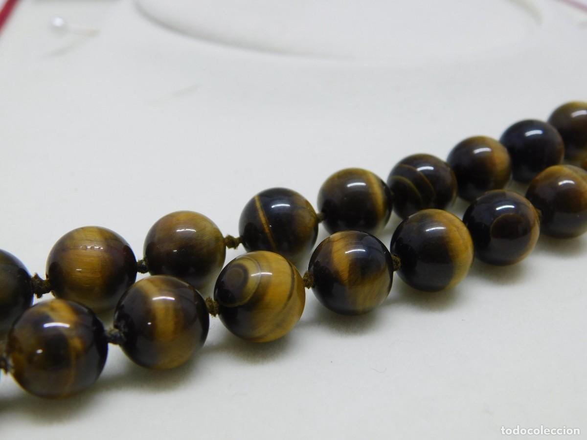 Joyeria: COLLAR OJO DE TIGRE Y ORO 18K - Foto 6