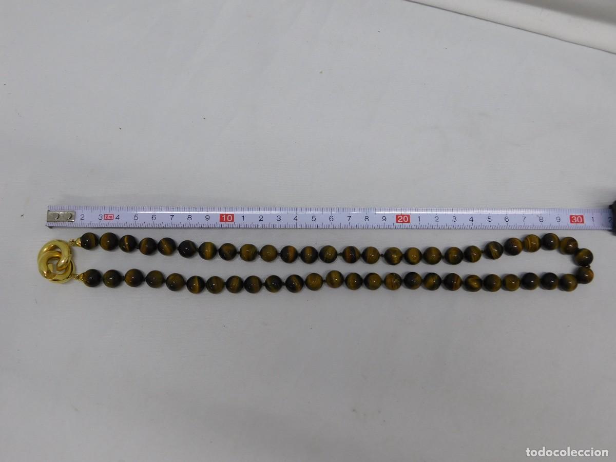 Joyeria: COLLAR OJO DE TIGRE Y ORO 18K - Foto 7