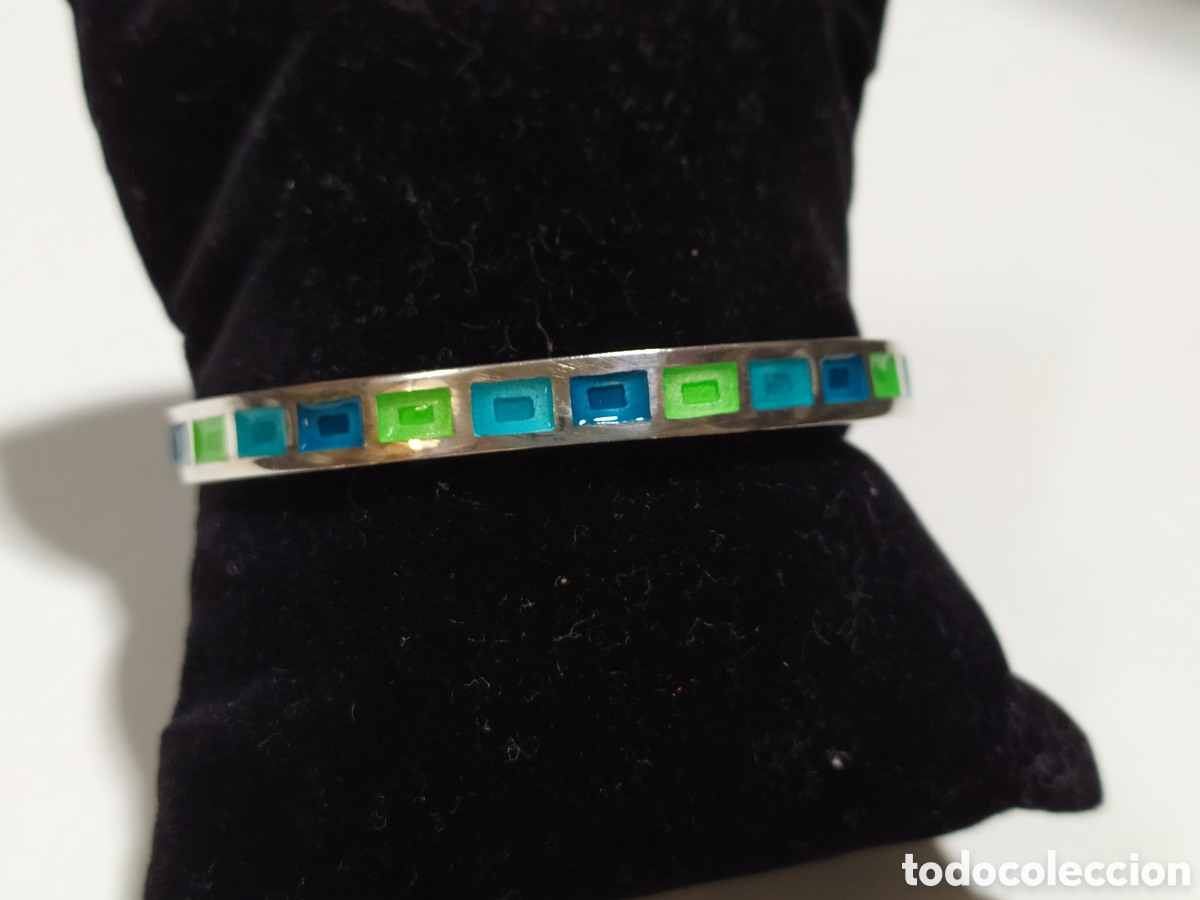 Joyeria: Pulsera de plata y esmalte. Plata 925 - Foto 1
