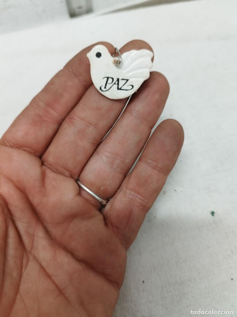 Joyeria: Broche de madera de una paloma de la paz. - Foto 1
