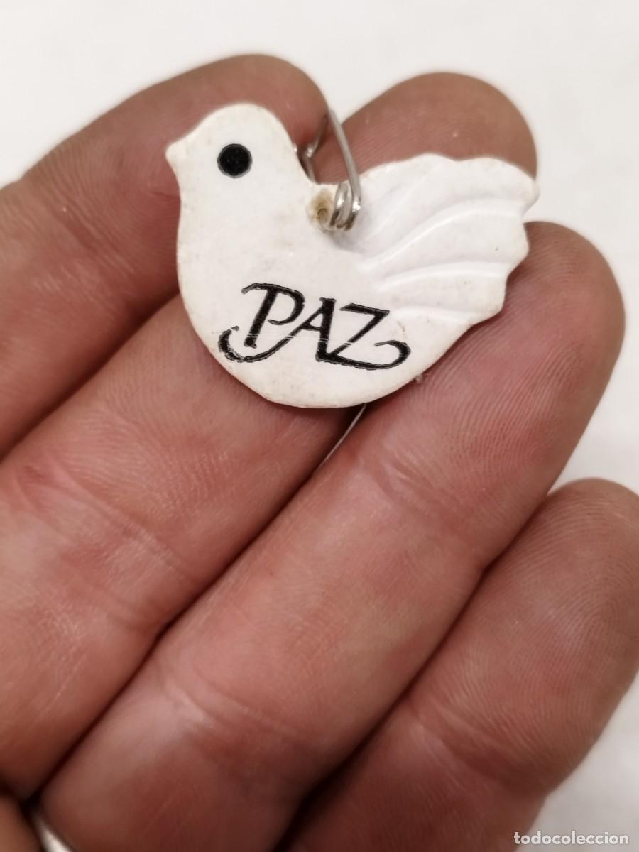 Joyeria: Broche de madera de una paloma de la paz. - Foto 2