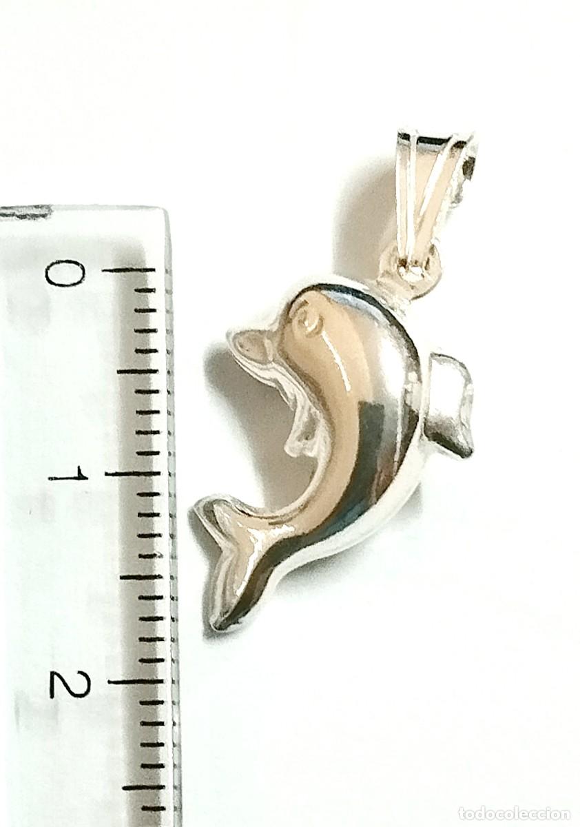 Joyeria: Colgante delf&iacute;n, Plata Ley - Foto 2