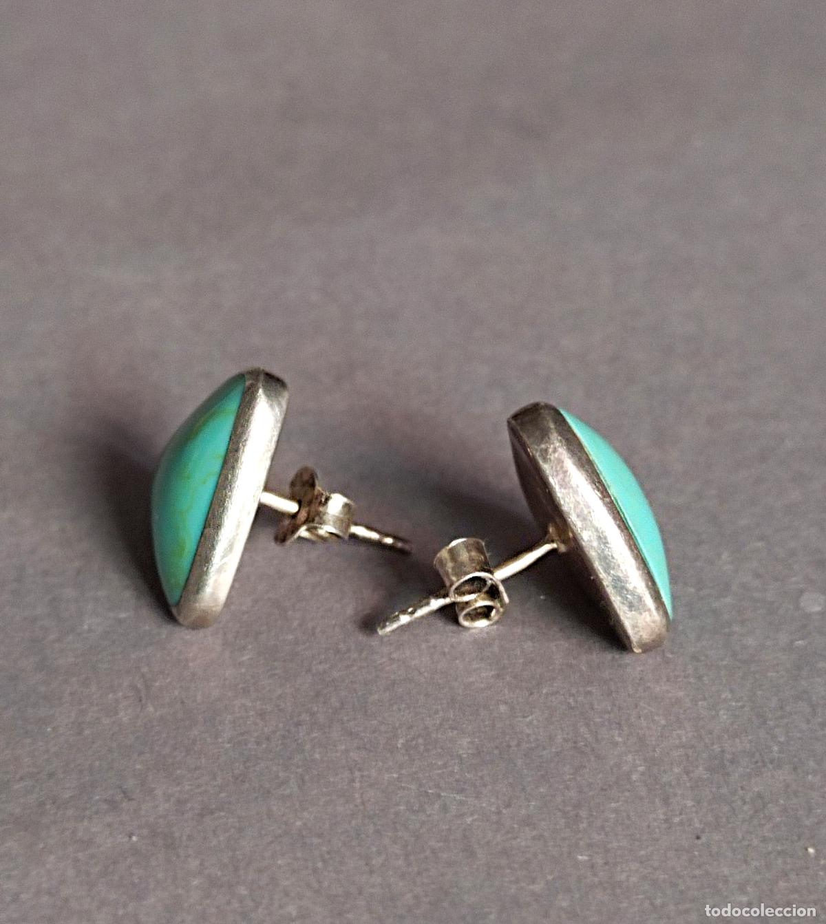Joyeria: Pendientes de plata de ley contrastada, cierre de presi&oacute;n. - Foto 2