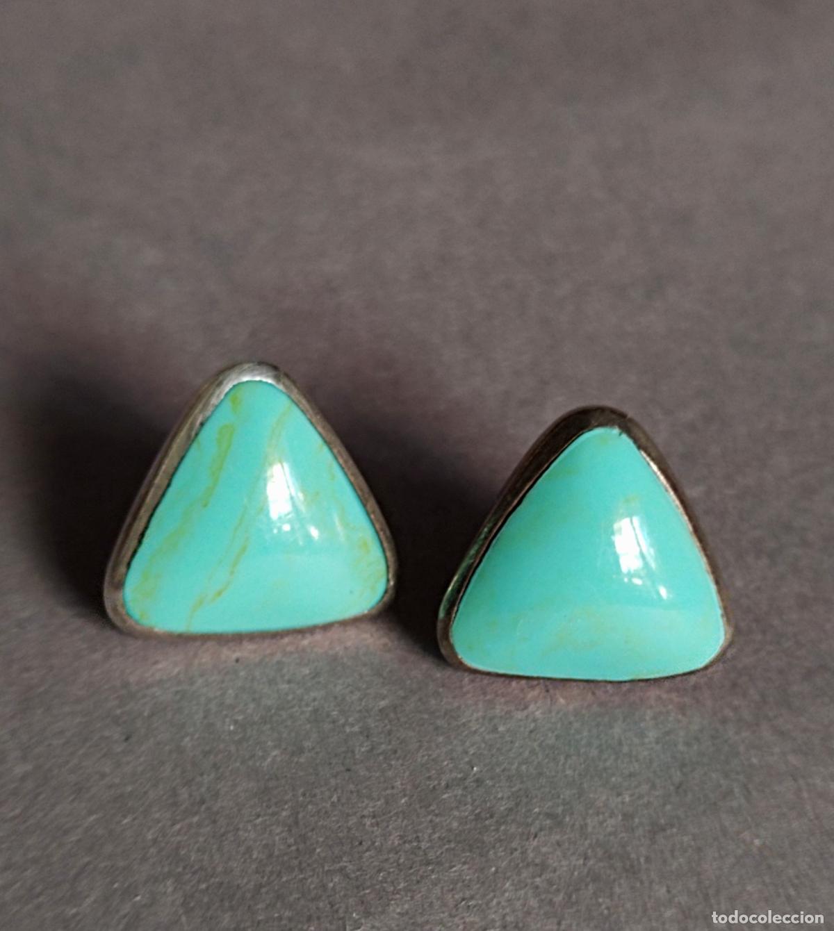 Joyeria: Pendientes de plata de ley contrastada, cierre de presi&oacute;n. - Foto 1