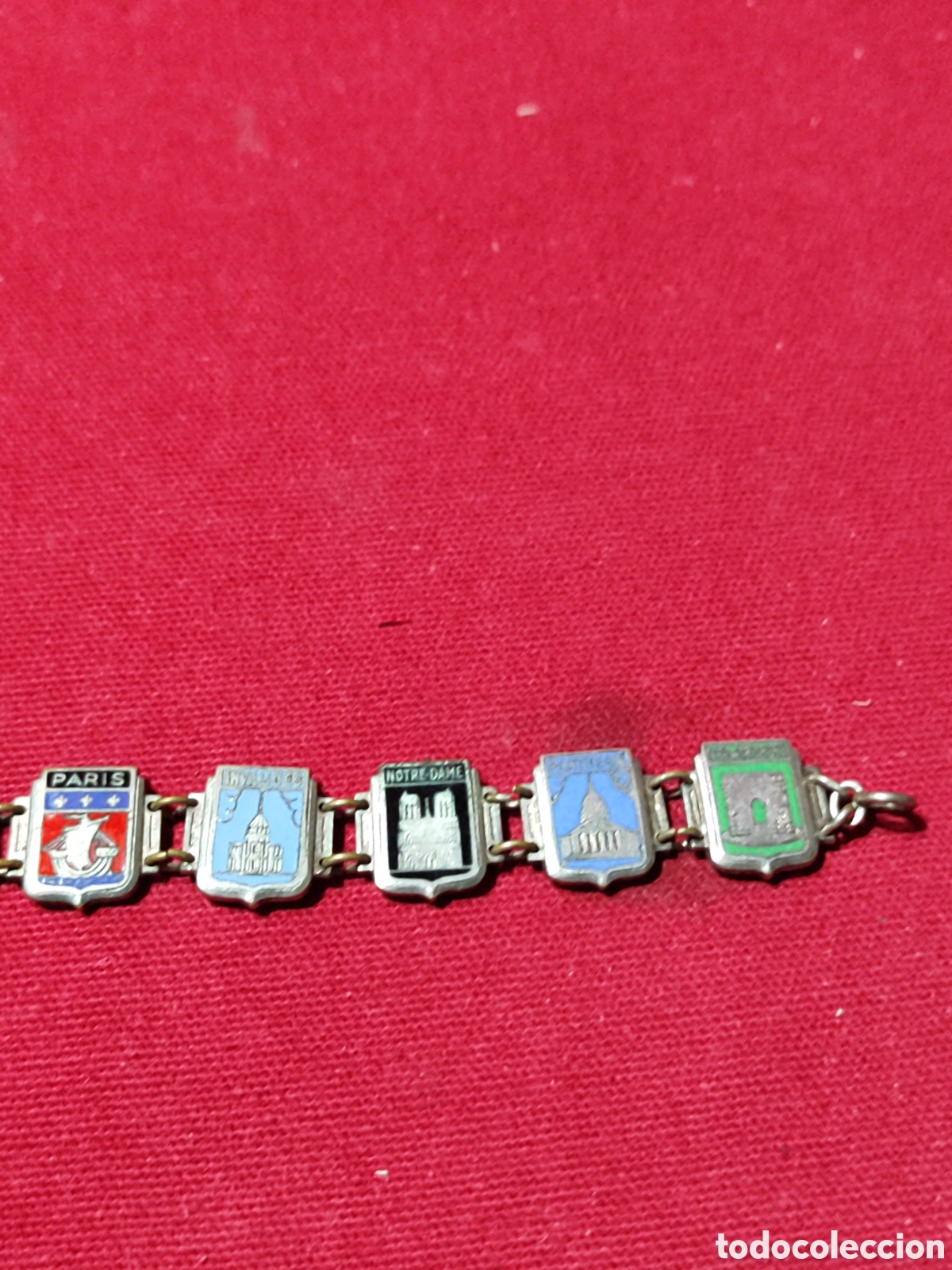 Joyeria: Original pulsera plateada con los monumentos de Paris - Foto 3