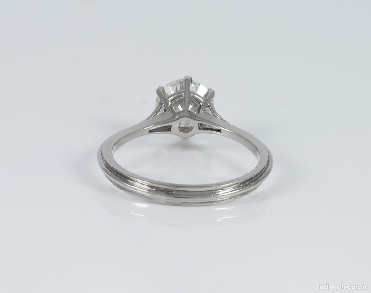 Joyeria: Anillo en oro blanco 18k con diamante 1.41 ct - Foto 7