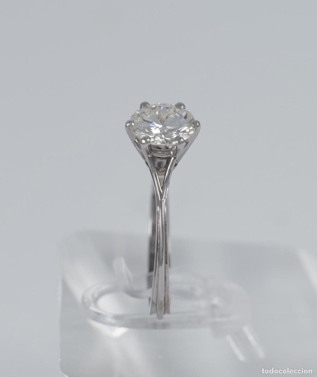 Joyeria: Anillo en oro blanco 18k con diamante 1.41 ct - Foto 8