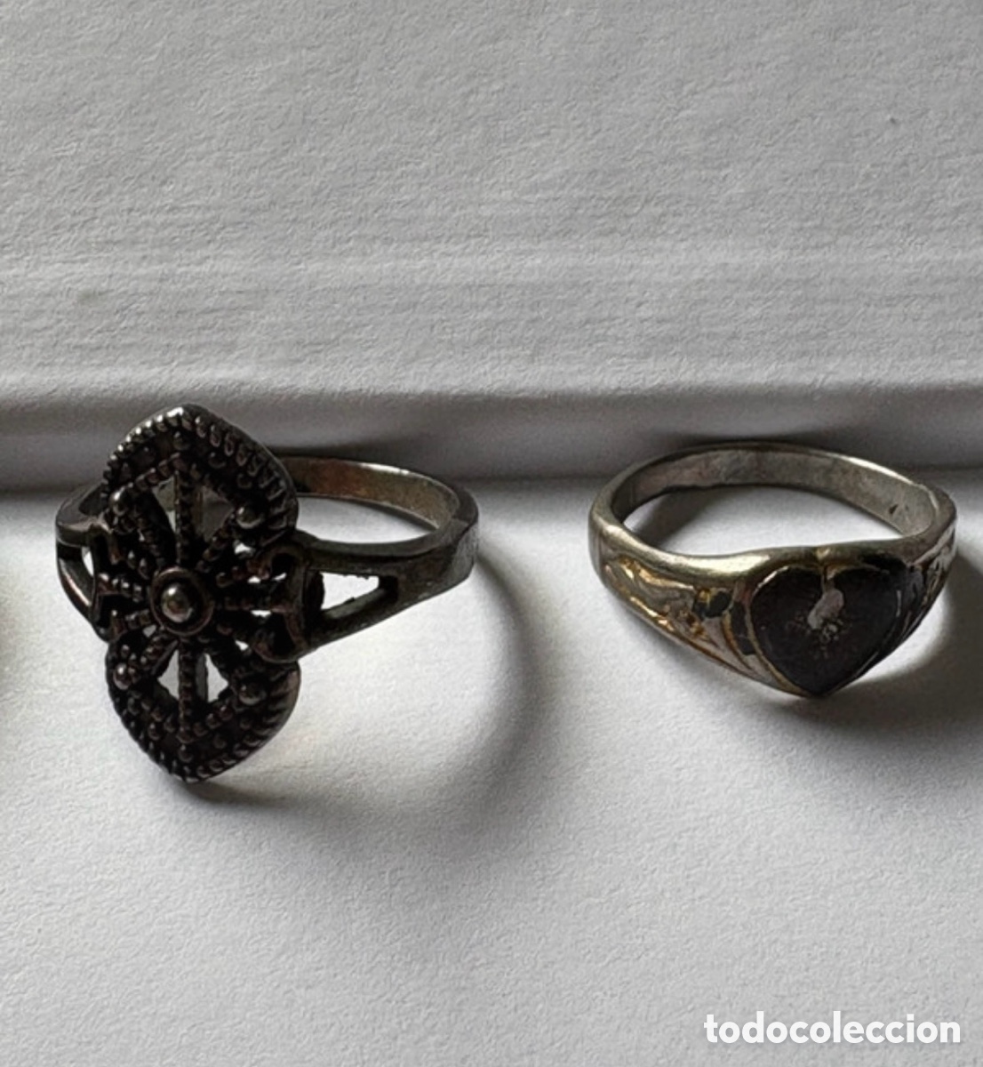 Joyeria: Lote de 4 anillos de mujer 17-18mm (A21) - Foto 3