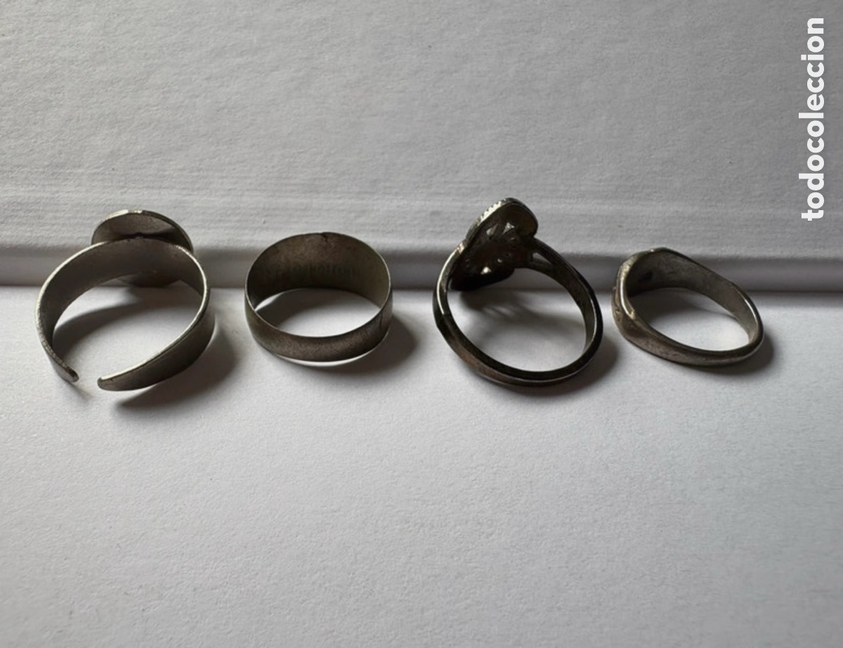 Joyeria: Lote de 4 anillos de mujer 17-18mm (A21) - Foto 4