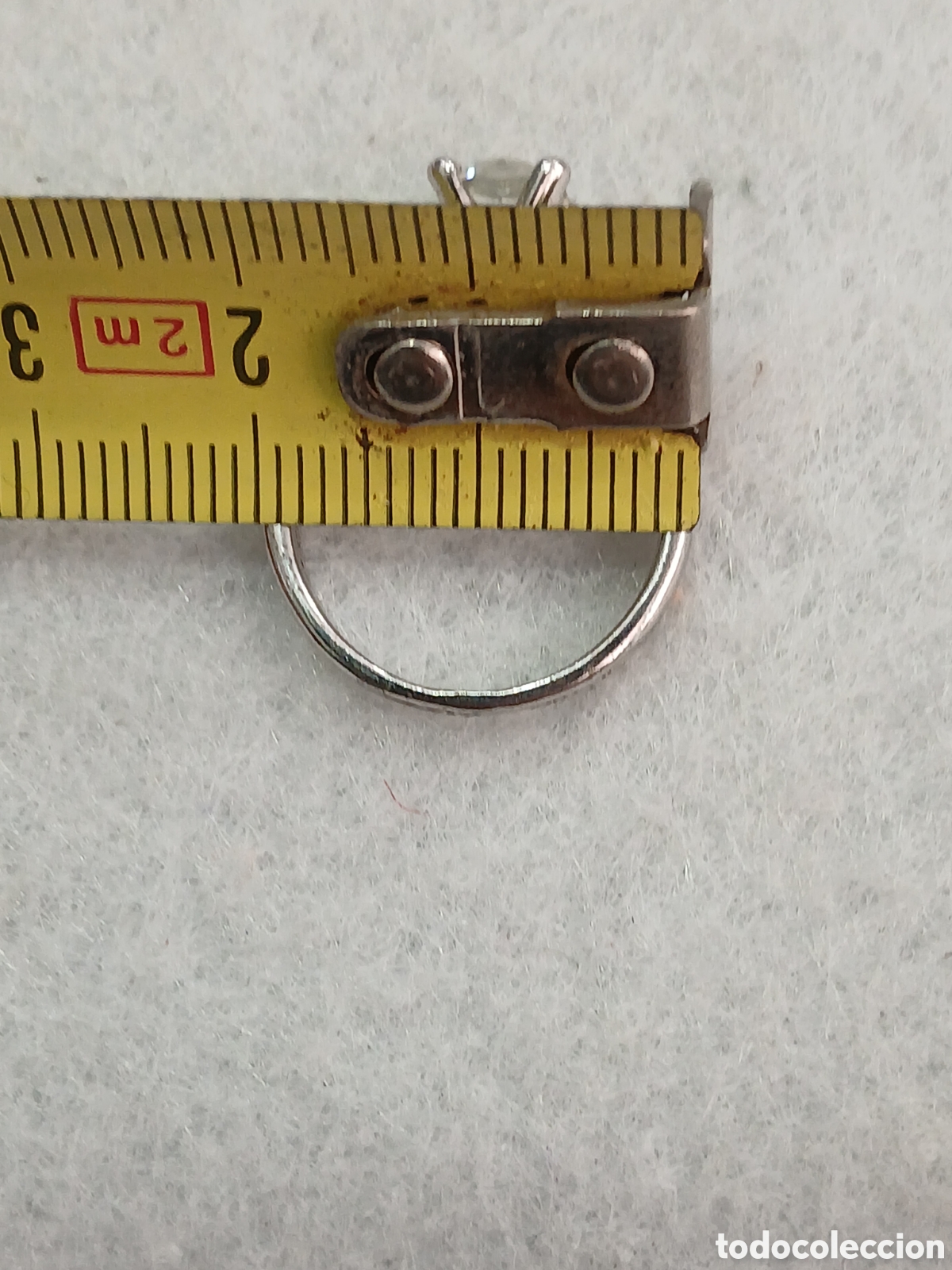 Joyeria: Anillo plata de ley con circonita. (L54) - Foto 4