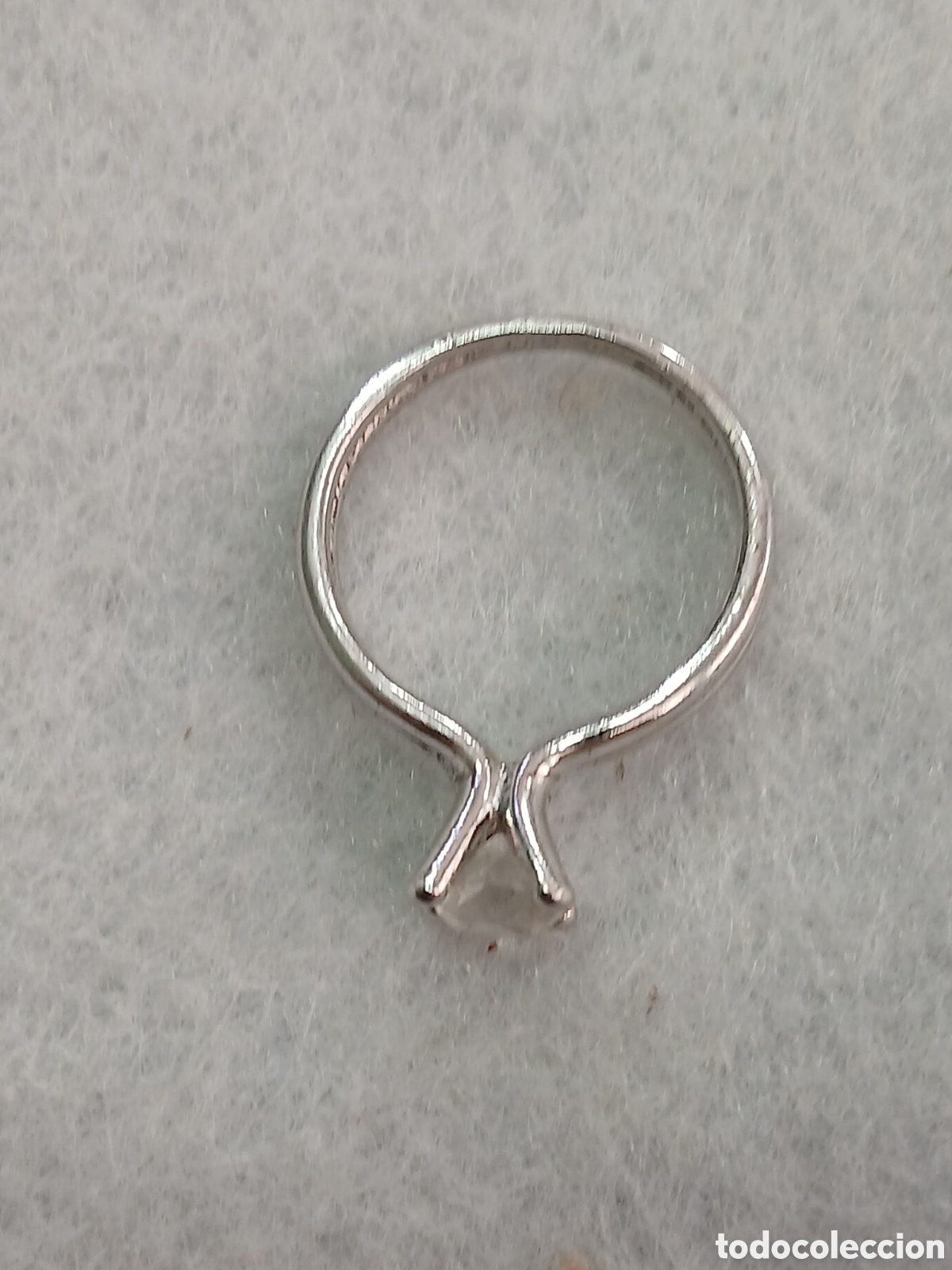 Joyeria: Anillo plata de ley con circonita. (L54) - Foto 1