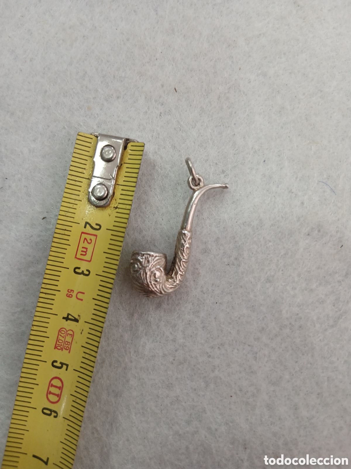 Joyeria: Colgante charm pipa Plata de ley. (L54) - Foto 2