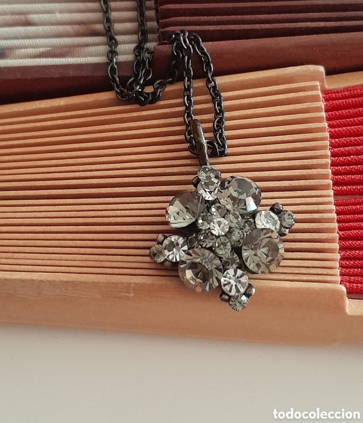 Joyeria: GARGANTILLA DE CRISTAL DE SEAROVSKI GRIS - Foto 1