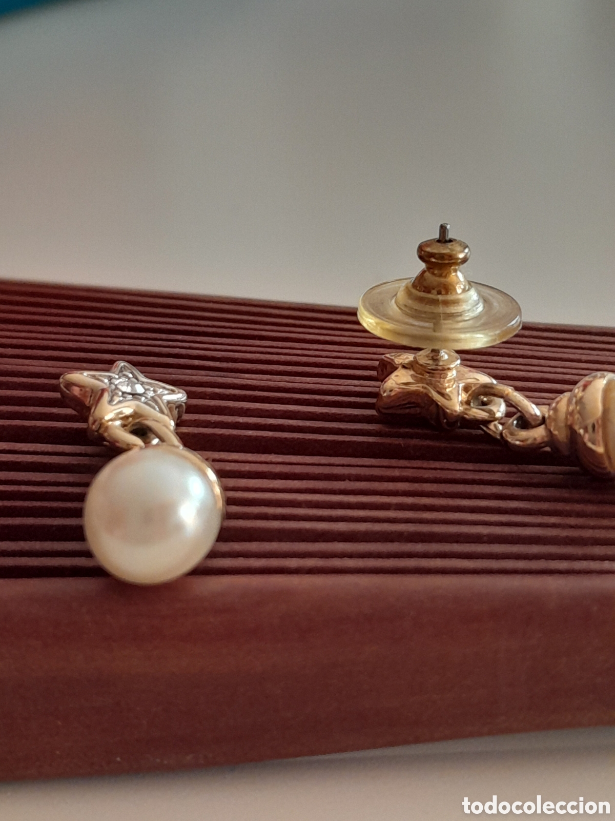 Joyeria: PENDIENTES DE PERLA Y CRISTAL - Foto 3