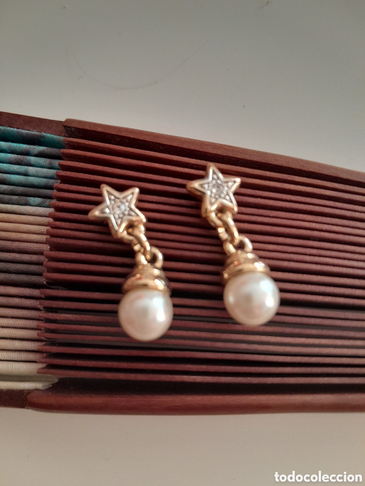 Joyeria: PENDIENTES DE PERLA Y CRISTAL - Foto 1