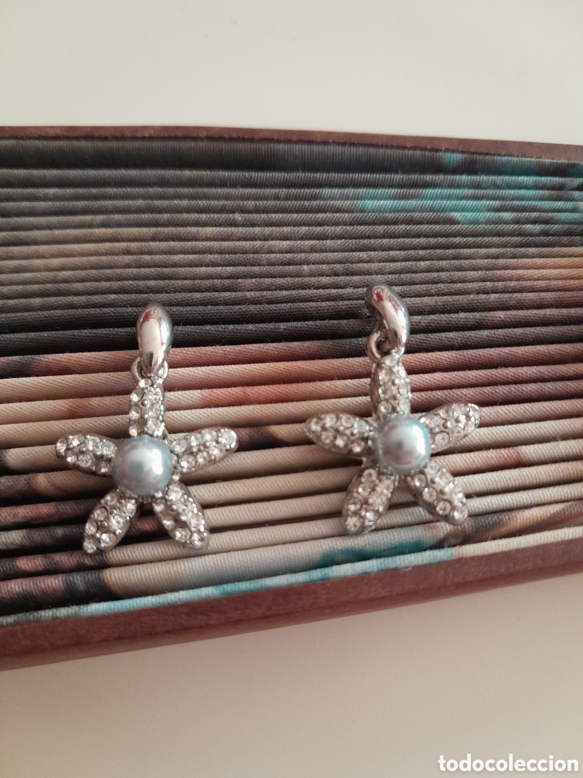 Joyeria: PENDIENTES DE CRISTAL Y PERLA GRIS - Foto 6