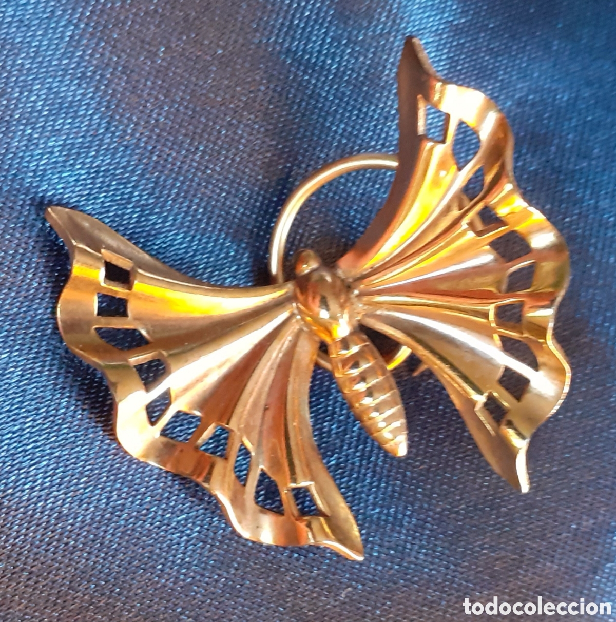 Joyeria: Broche antigua dorado - Foto 1