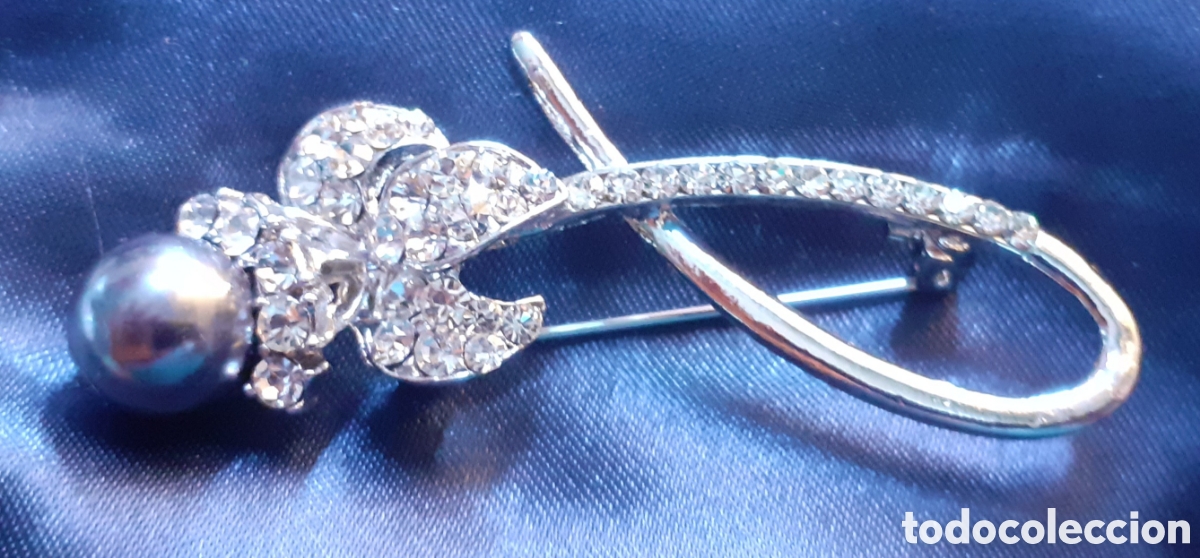 Joyeria: Broche con perla - fantasia - Foto 1