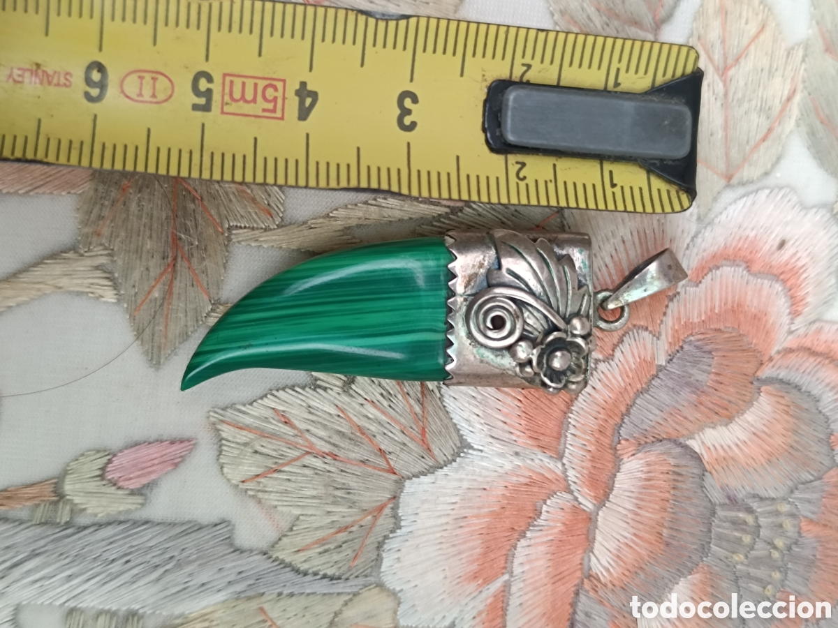 Joyeria: Colgantes malaquita y plata - Foto 3