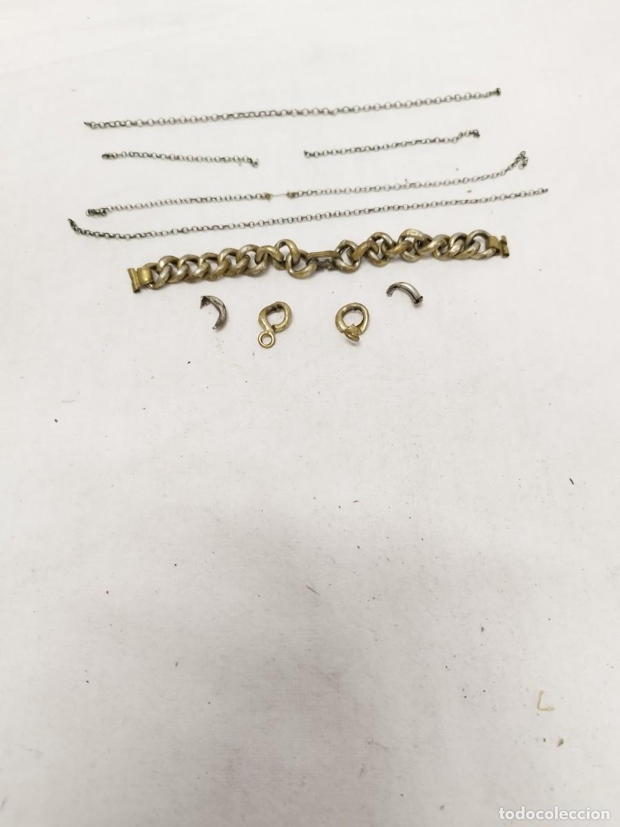 Joyeria: Lote de cadena y pulsera a restaurar. - Foto 1