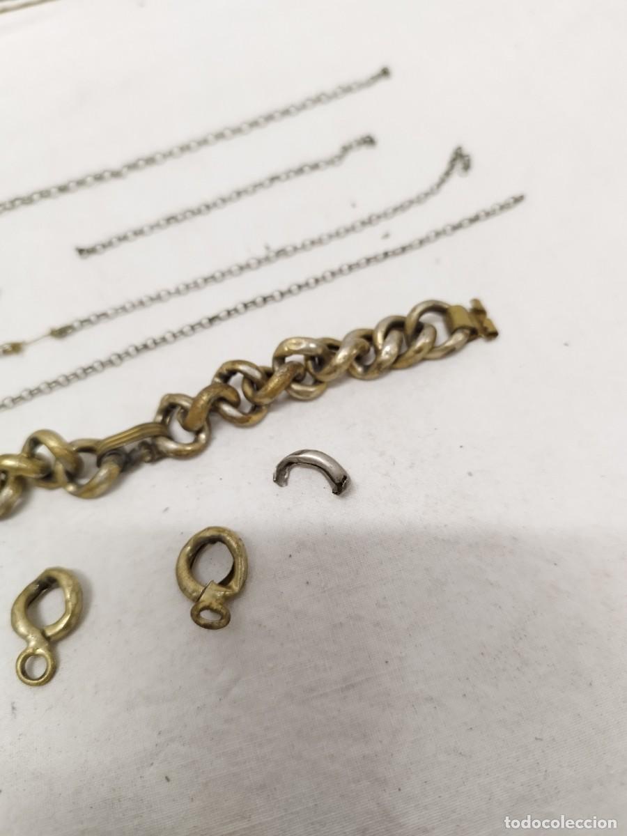 Joyeria: Lote de cadena y pulsera a restaurar. - Foto 3