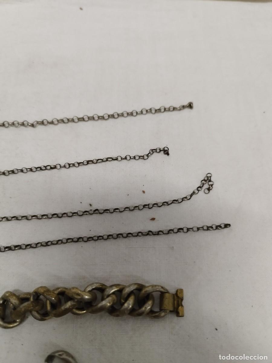 Joyeria: Lote de cadena y pulsera a restaurar. - Foto 4