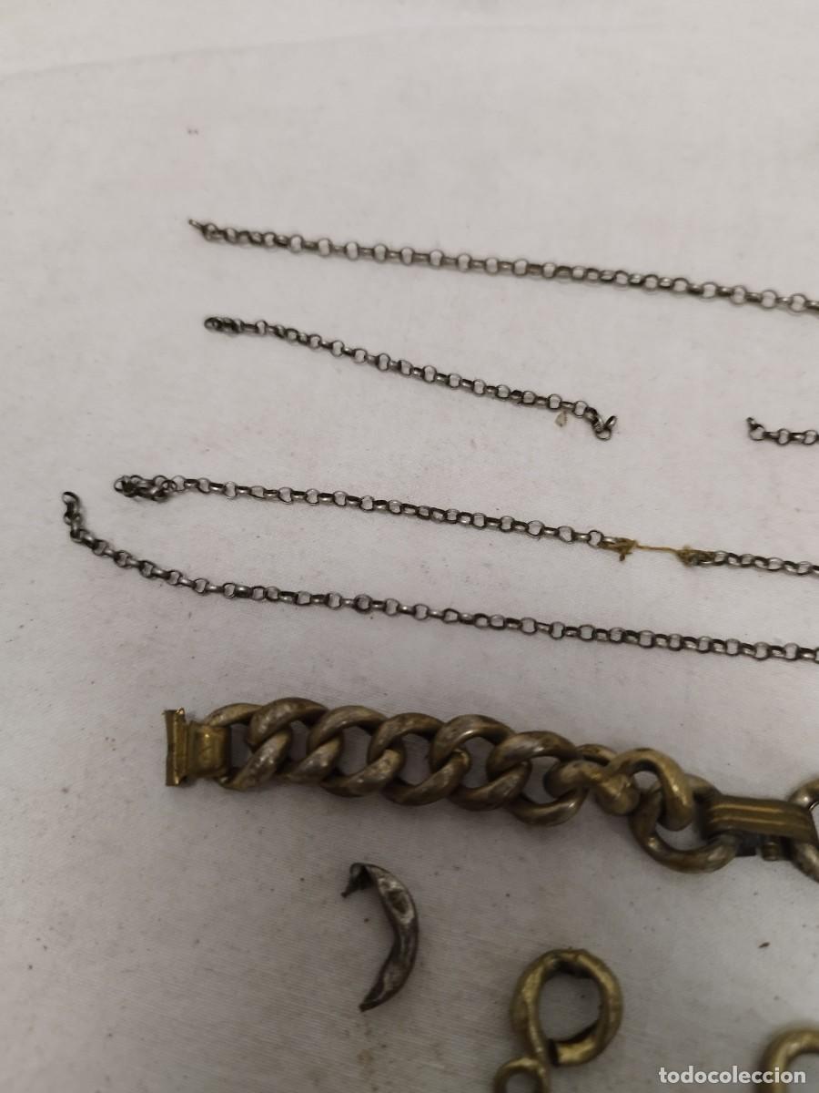 Joyeria: Lote de cadena y pulsera a restaurar. - Foto 6