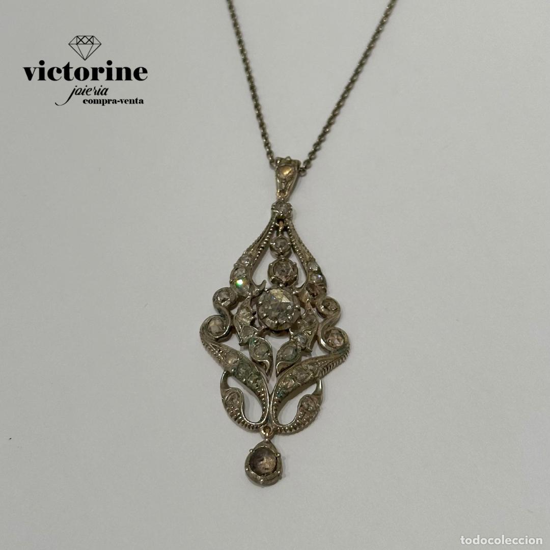 Joyeria: Colgante de plata de los a&ntilde;os 1900 - Foto 2