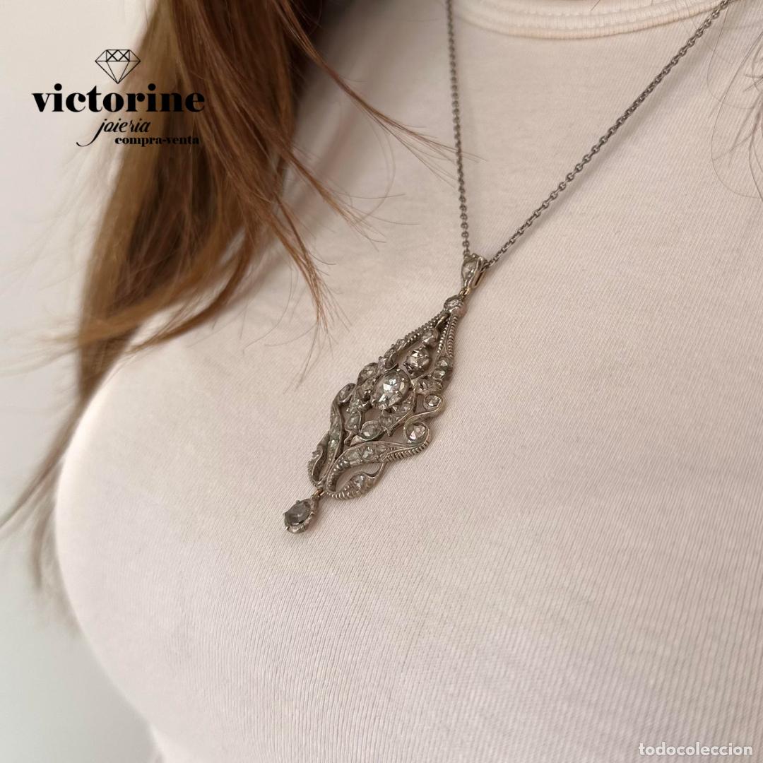 Joyeria: Colgante de plata de los a&ntilde;os 1900 - Foto 3