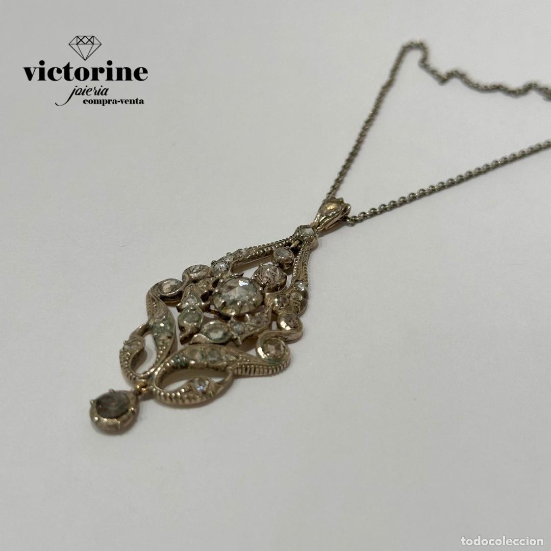 Joyeria: Colgante de plata de los a&ntilde;os 1900 - Foto 4