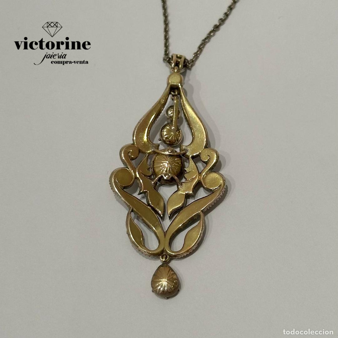 Joyeria: Colgante de plata de los a&ntilde;os 1900 - Foto 6