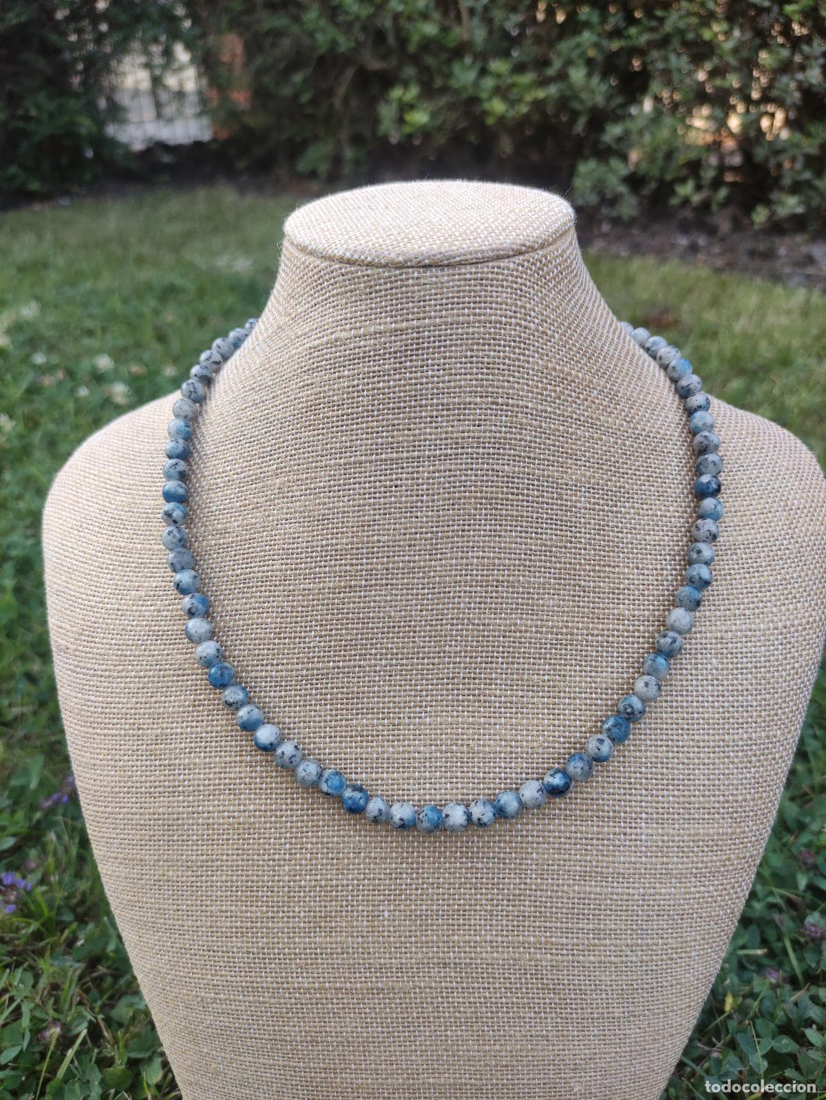 Joyeria: Lote dos collares en mineral y acero - Foto 1