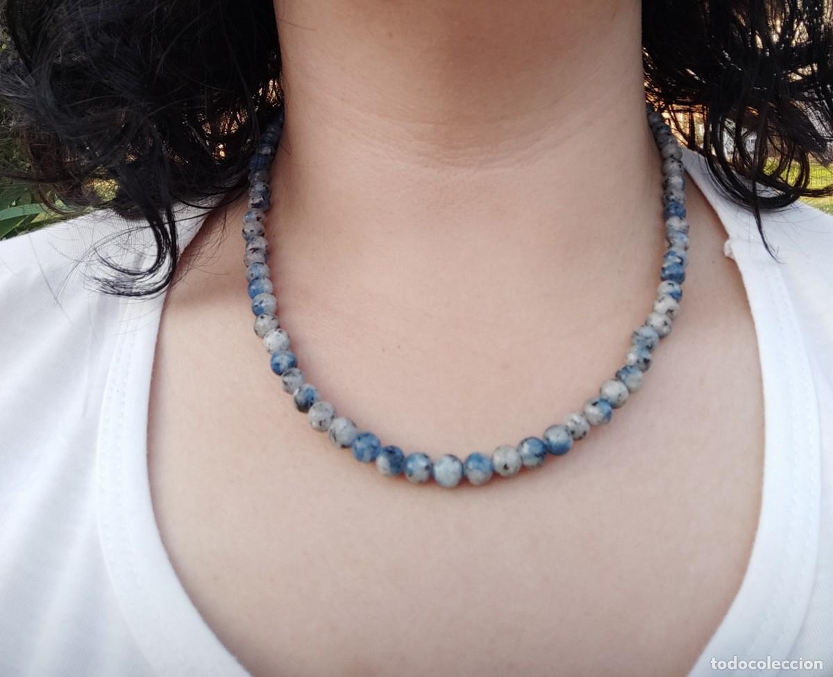 Joyeria: Lote dos collares en mineral y acero - Foto 3