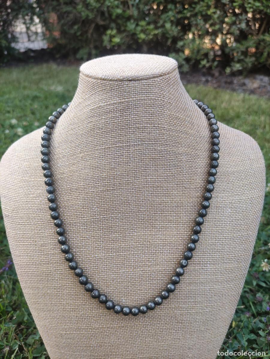 Joyeria: Lote dos collares en mineral y acero - Foto 4