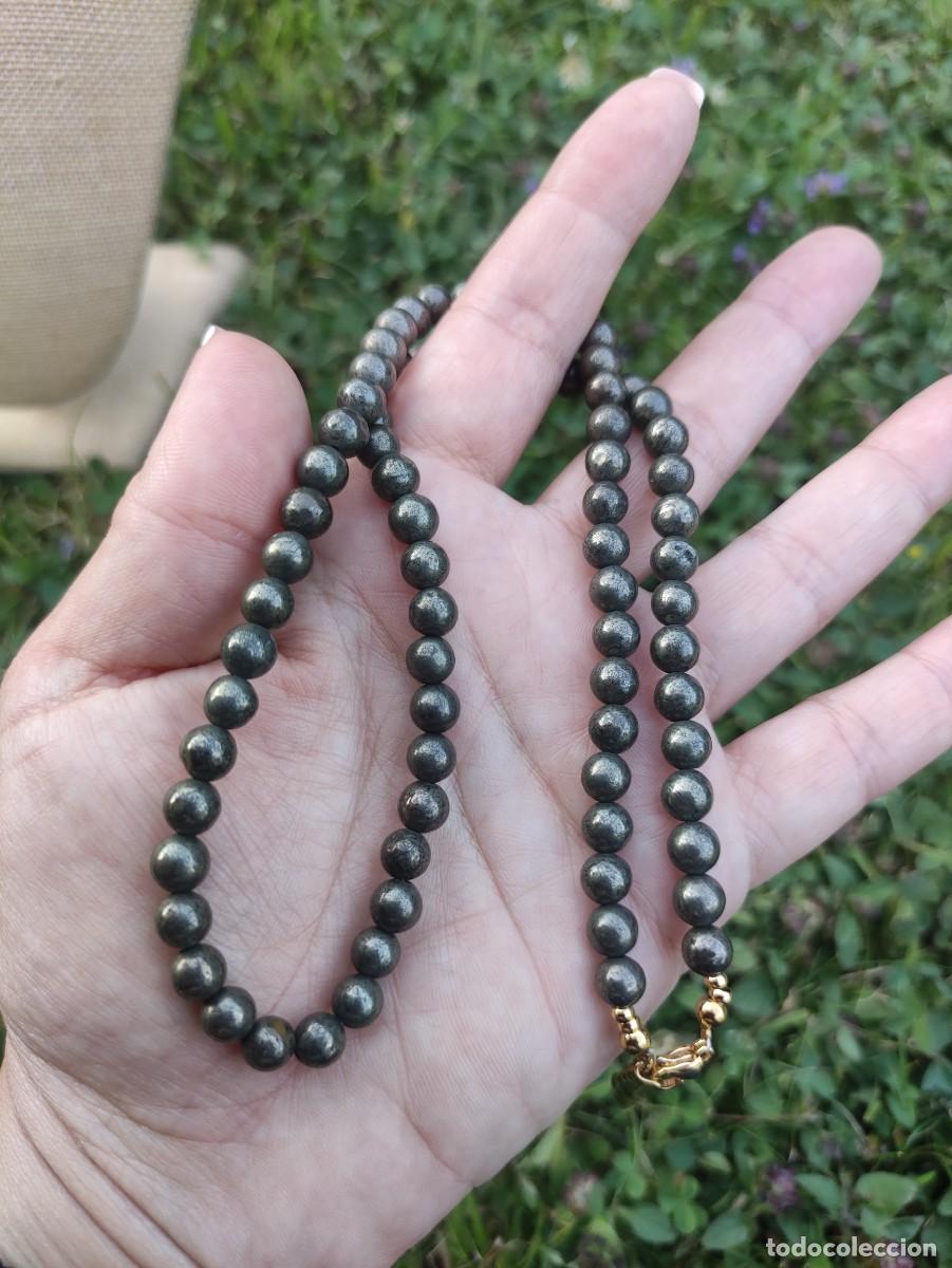 Joyeria: Lote dos collares en mineral y acero - Foto 5
